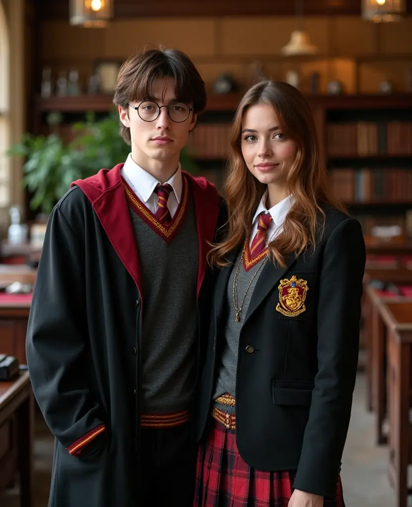 25 Adult Couples Halloween Costume Ideas for a Night to Remember - 17. Harry Potter and Hermione Granger
