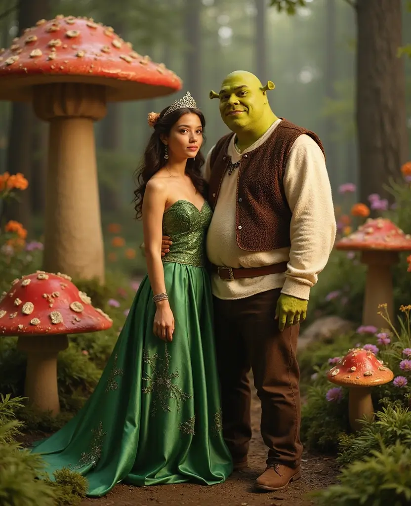 25 Adult Couples Halloween Costume Ideas for a Night to Remember - 18. Shrek and Fiona
