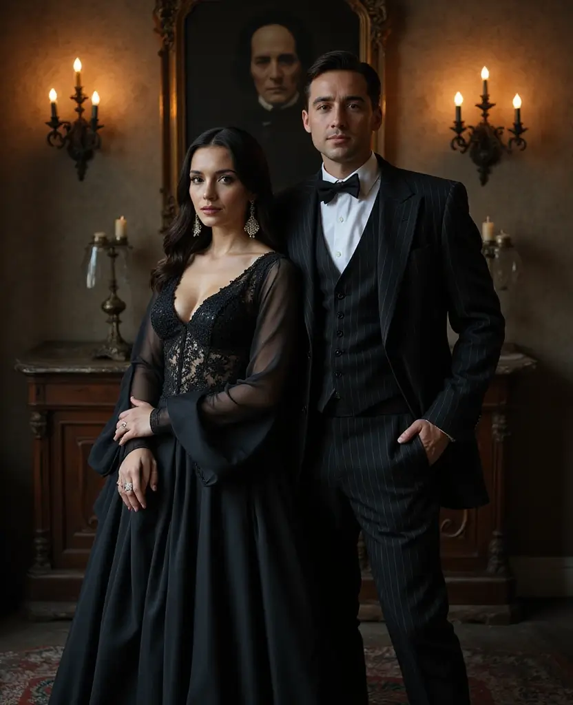 25 Adult Couples Halloween Costume Ideas for a Night to Remember - 2. The Addams Family