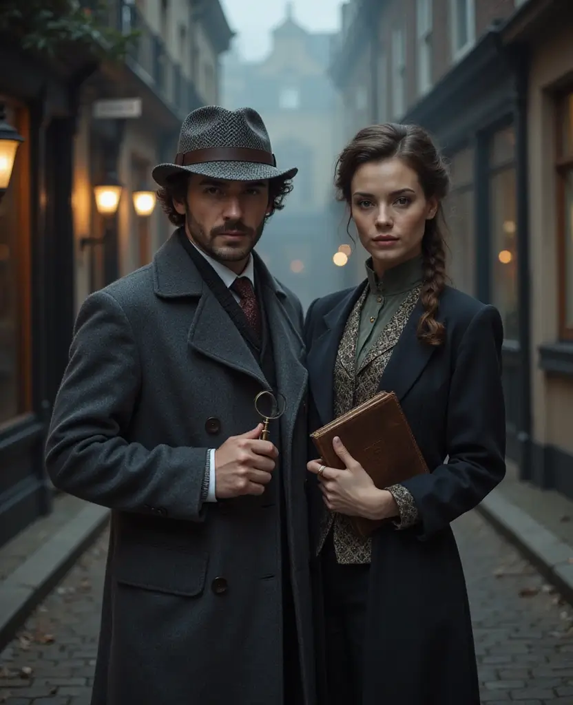 25 Adult Couples Halloween Costume Ideas for a Night to Remember - 22. Sherlock Holmes and Dr. Watson