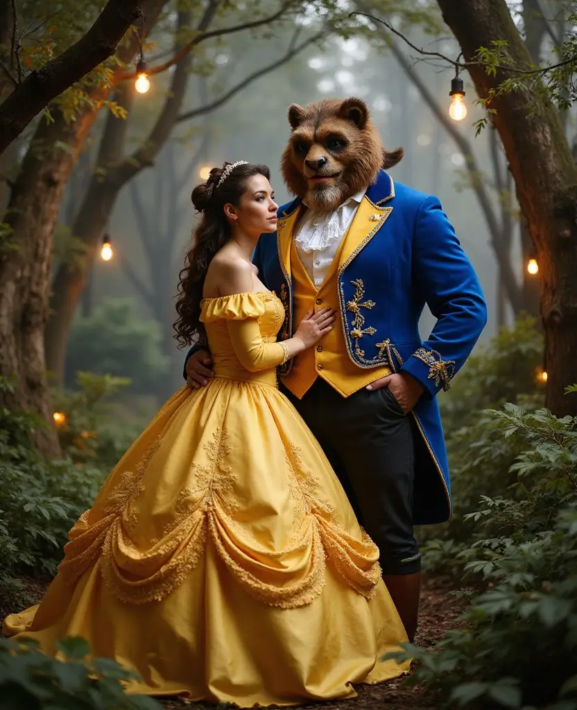 25 Adult Couples Halloween Costume Ideas for a Night to Remember - 9. Beauty and the Beast