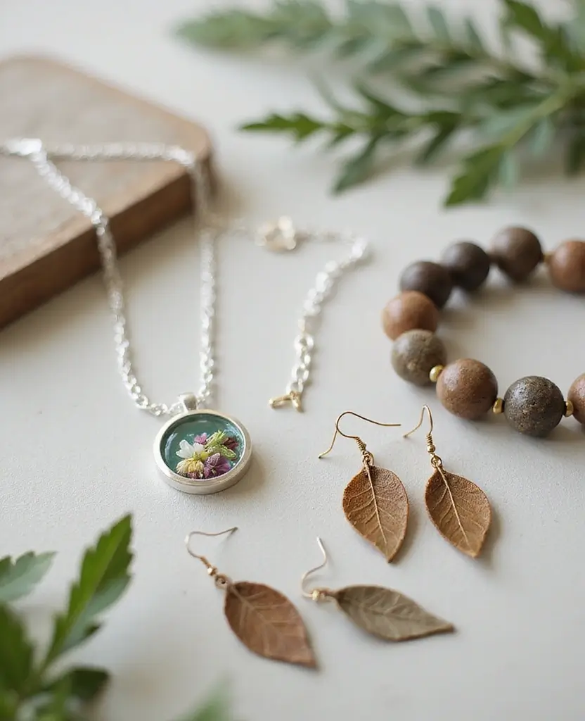 25 Aesthetic Outfit Ideas for Instagram-Worthy Looks - 18. Nature-Inspired Accessories