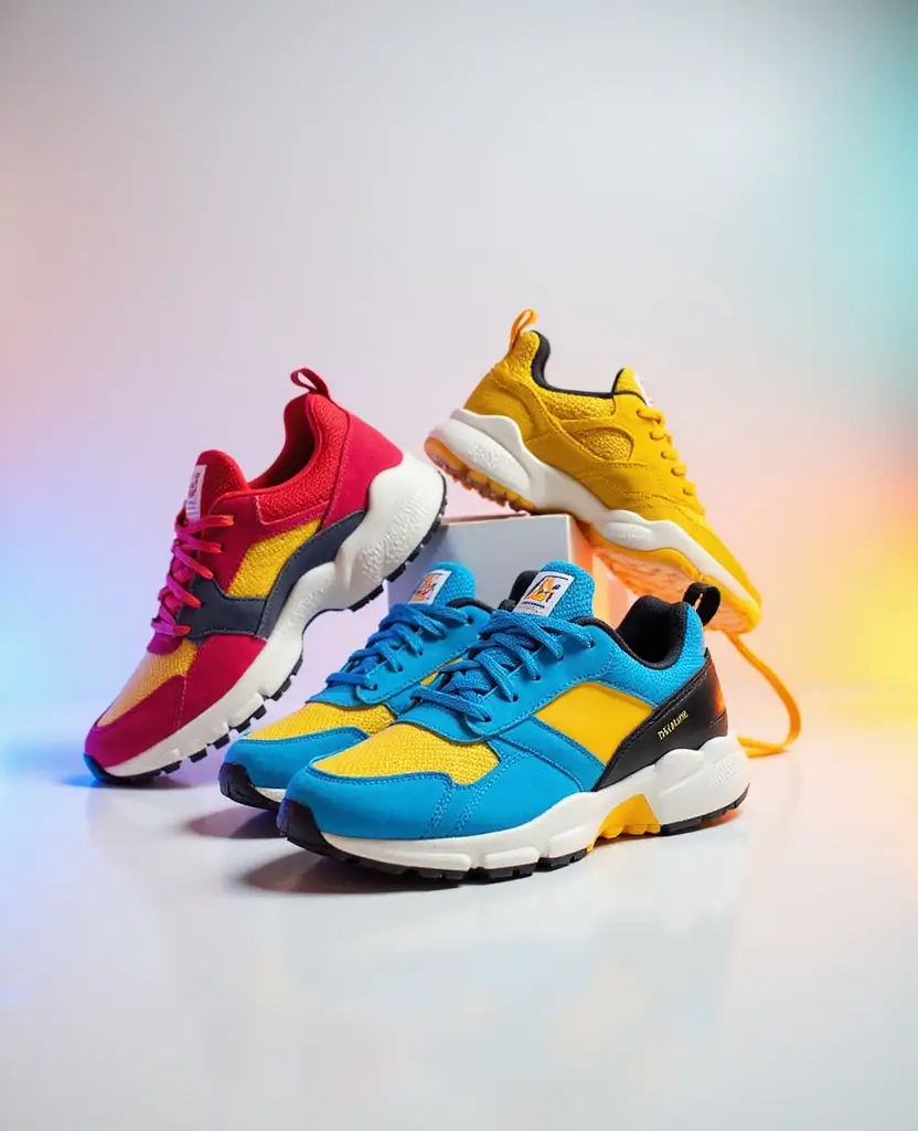 25 Aesthetic Shoes That Will Elevate Your Look - 17. Color-Block Sneakers