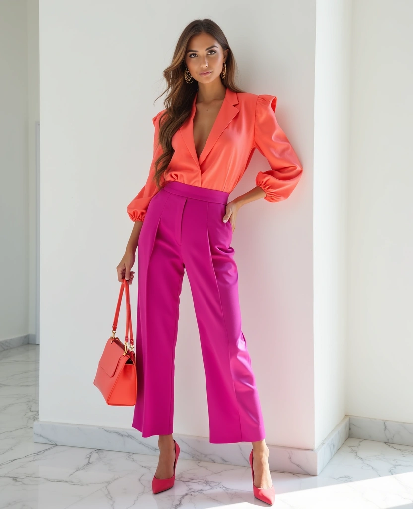 25 Basic Outfit Ideas That Are Anything But Boring - 12. Color Blocked Outfits