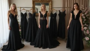 25 Black Wedding Dresses for Bold Brides