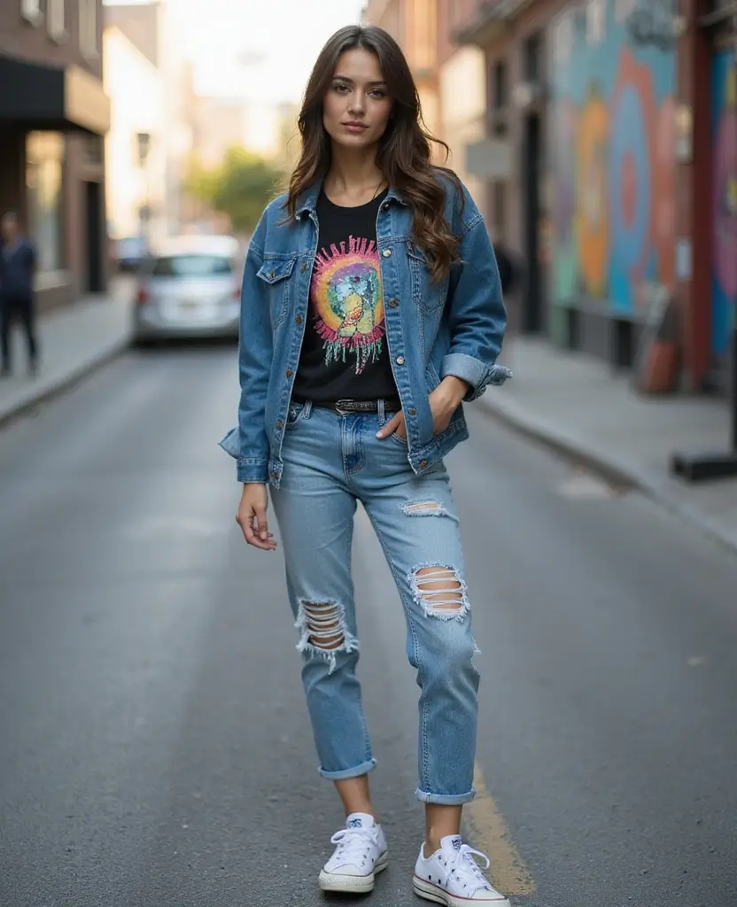 25 Converse Outfit Ideas for Every Personality - 1. Classic Denim and Converse