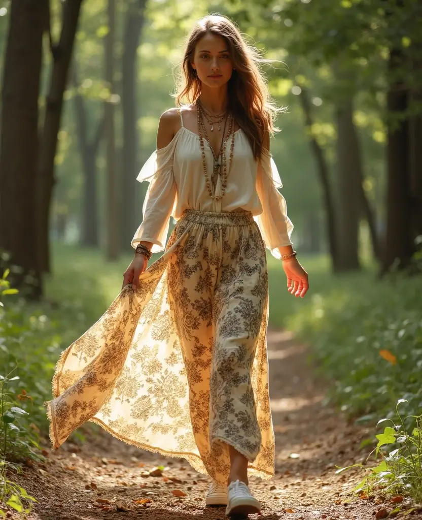 25 Converse Outfit Ideas for Every Personality - 15. Boho-Chic Vibes