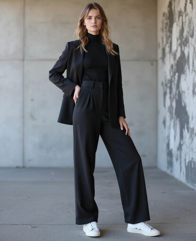 25 Converse Outfit Ideas for Every Personality - 4. Monochrome Magic