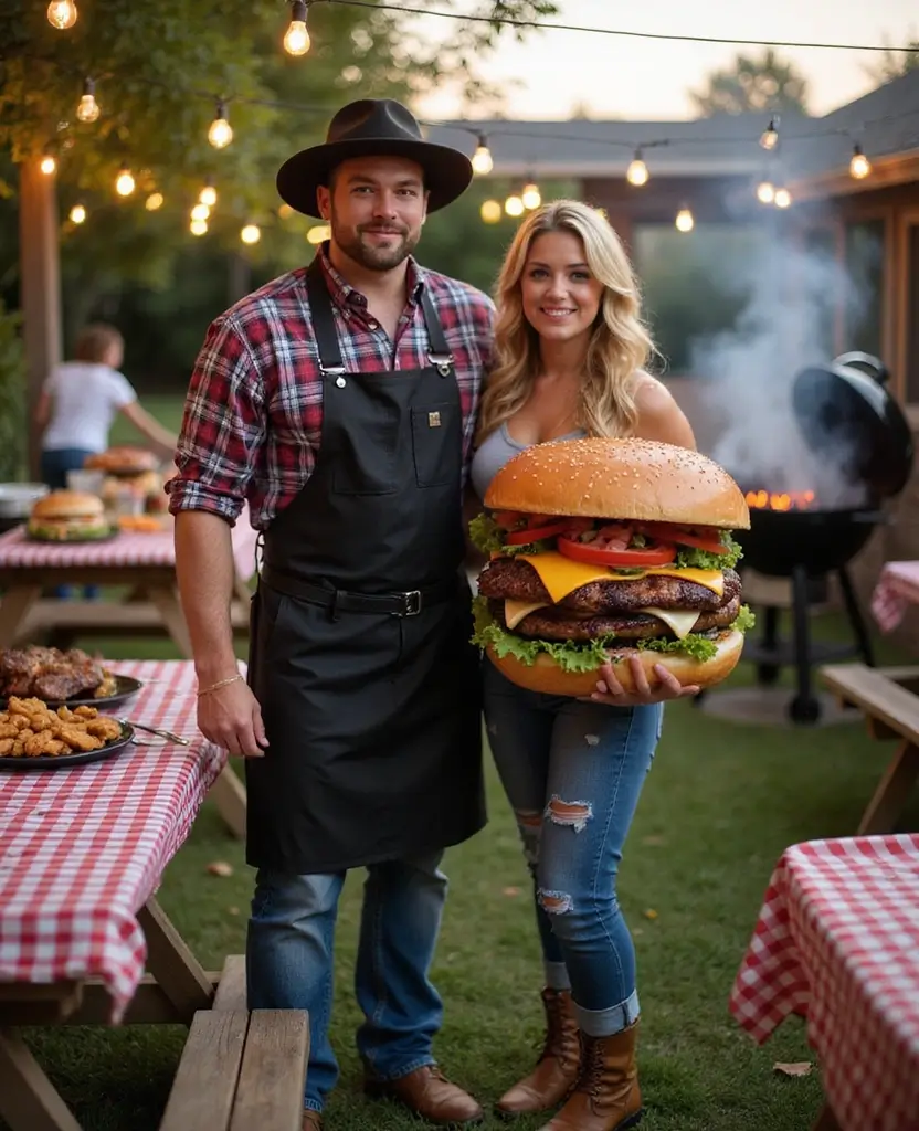 25 Couples Halloween Costume Ideas That Will Win Every Party - 11. BBQ Pit Master and Food