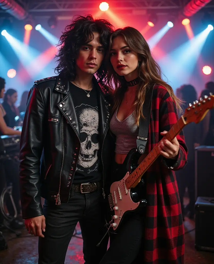 25 Couples Halloween Costume Ideas That Will Win Every Party - 16. Rock Stars