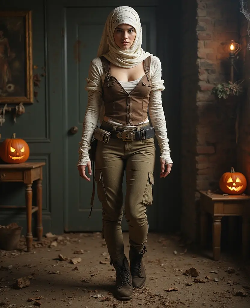 25 Couples Halloween Costume Ideas That Will Win Every Party - 17. Mummy and Tomb Raider