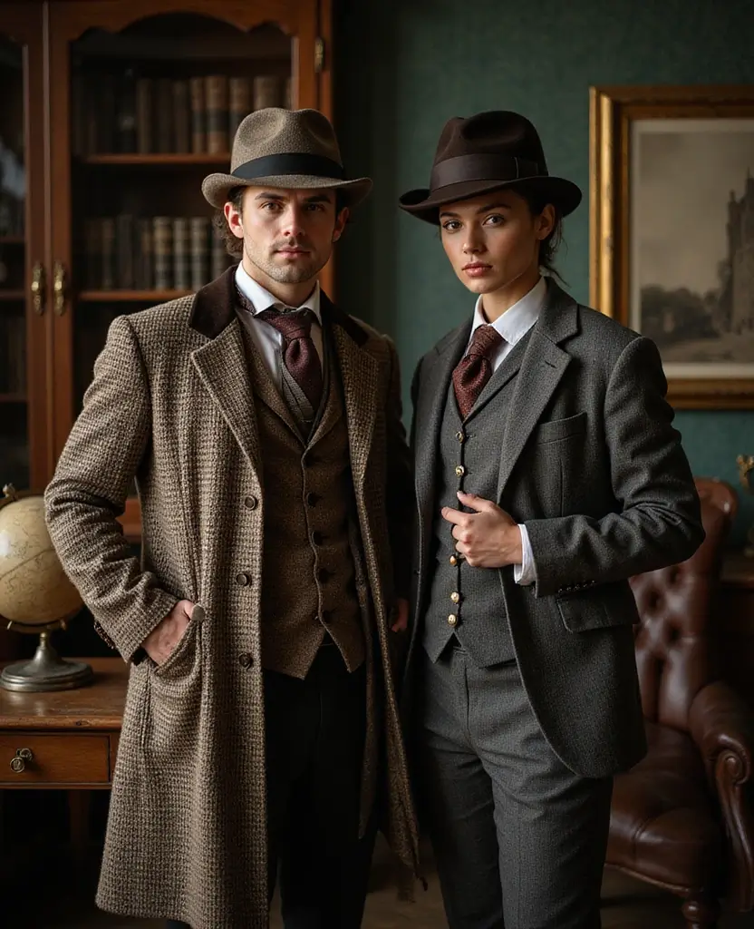 25 Couples Halloween Costume Ideas That Will Win Every Party - 23. Sherlock Holmes and Watson