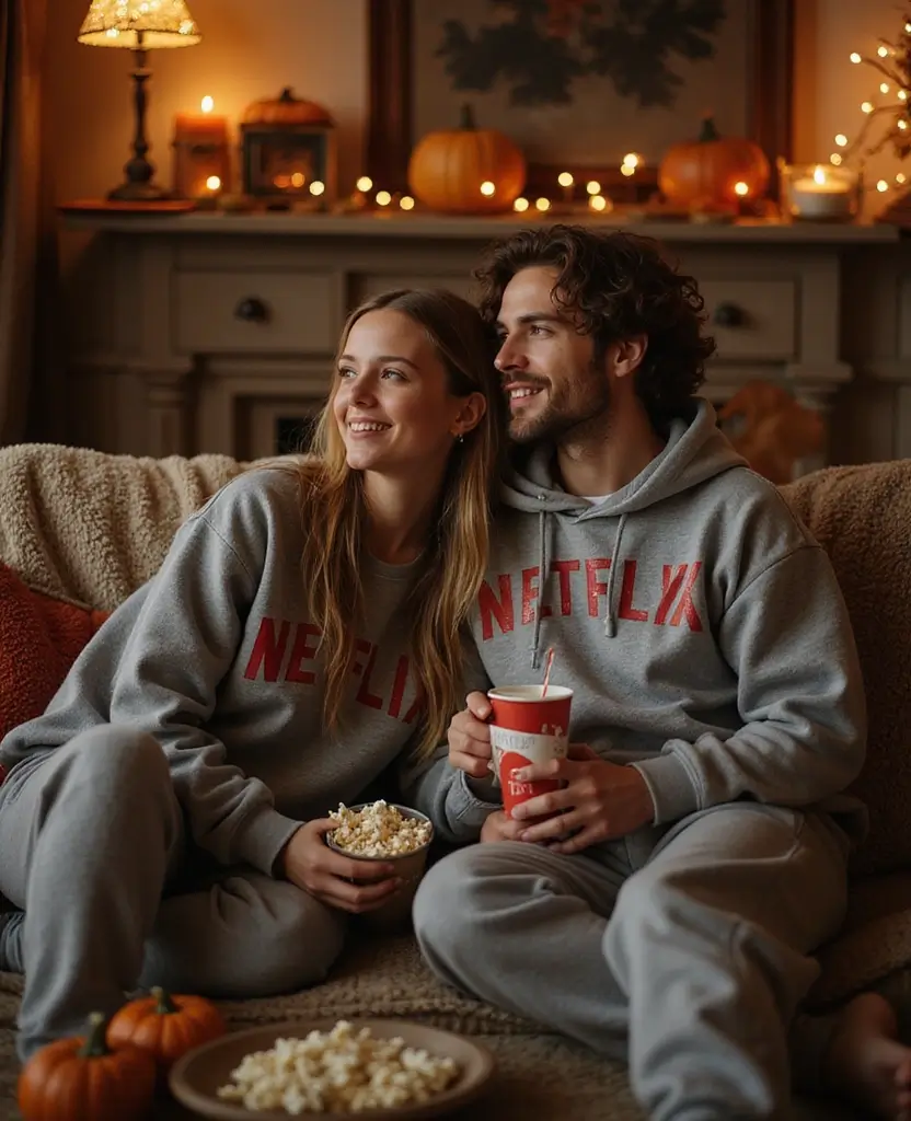 25 Couples Halloween Costume Ideas That Will Win Every Party - 4. Netflix and Chill