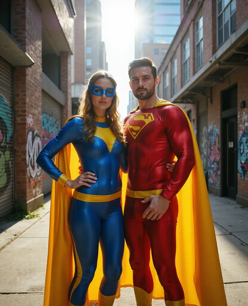 25 Couples Halloween Costume Ideas That Will Win Every Party - 8. Superheros