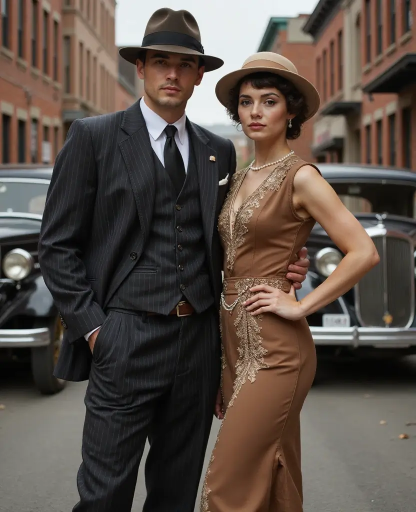 25 Creative Couples Halloween Costume Ideas for 2024 - 14. Bonnie and Clyde