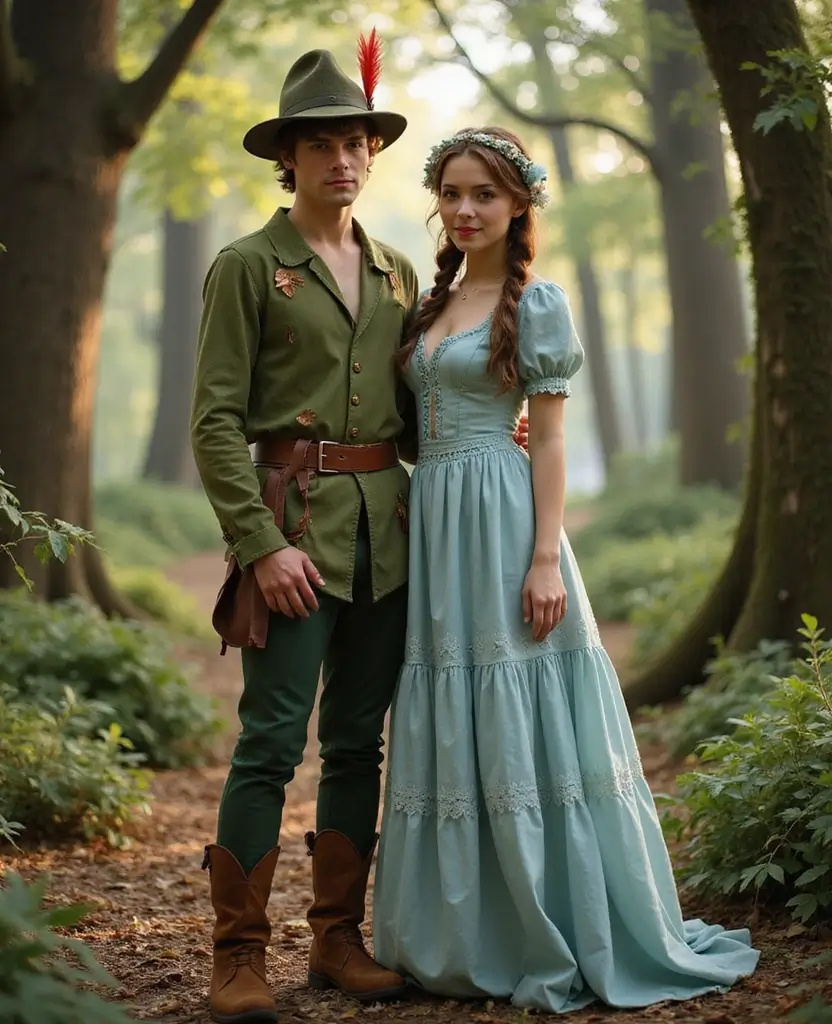 25 Creative Couples Halloween Costume Ideas for 2024 - 17. Peter Pan and Wendy