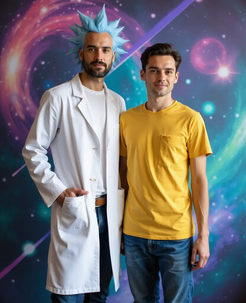 25 Creative Couples Halloween Costume Ideas for 2024 - 4. Rick and Morty