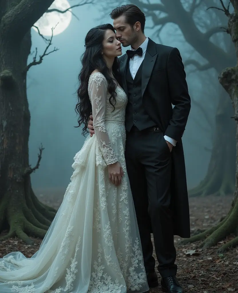 25 Creative Couples Halloween Costume Ideas for 2024 - 5. Wright and Morticia from Corpse Bride