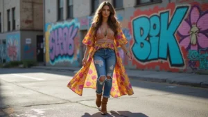 25 Creative Dress Poses for Stunning Photos: Layered Fashion Combinations