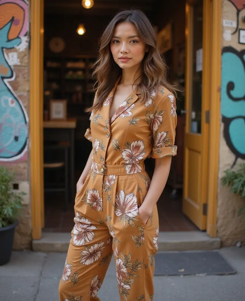 25 Cute Outfit Ideas That Are Easy to Recreate - 22. Vintage-inspired Jumpsuits
