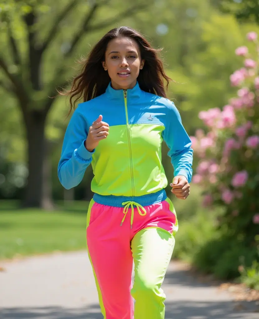 25 Cute Outfit Ideas That Are Easy to Recreate - 8. Colorful Tracksuits
