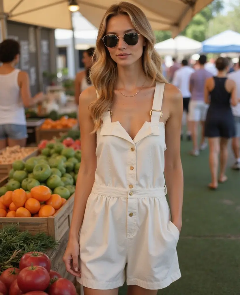 25 Dress Outfit Ideas for Every Occasion This Year - 14. Stylish Overall Dress