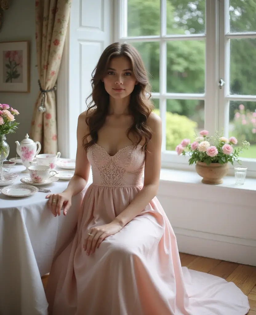 25 Dress Outfit Ideas for Every Occasion This Year - 23. Elegant Tea-Length Dress