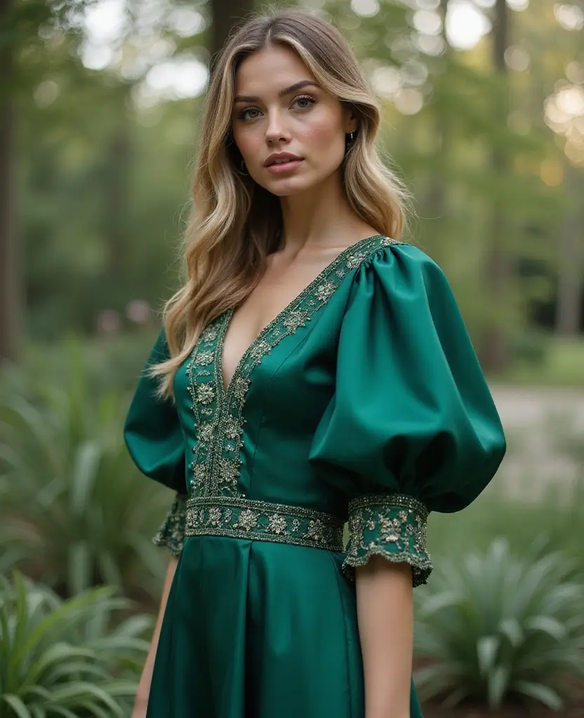 25 Dress Sketches to Spark Your Imagination - 10. Statement Sleeves