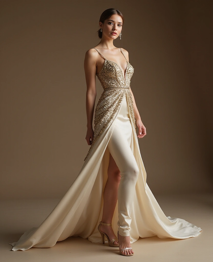 25 Dress Sketches to Spark Your Imagination - 19. Metallic Accents