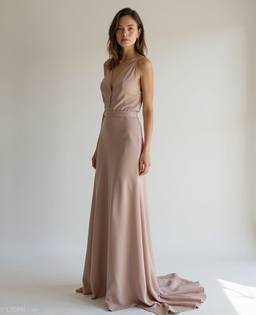 25 Dress Sketches to Spark Your Imagination - 3. Minimalist Chic