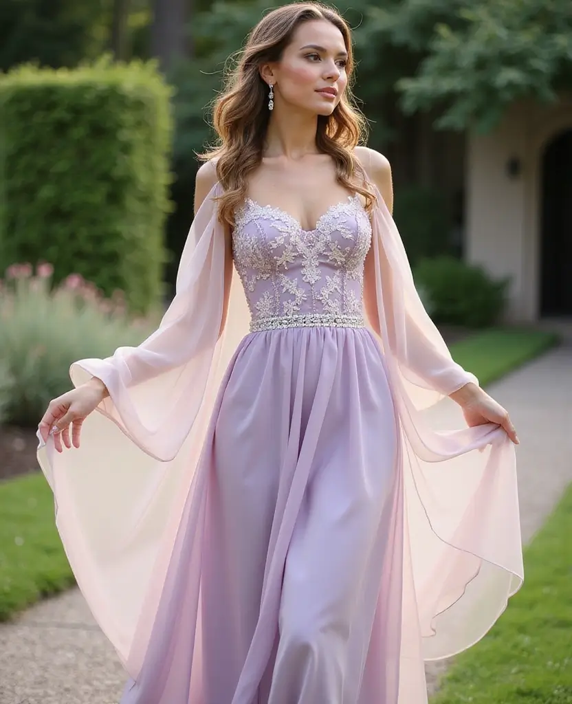 25 Dress Sketches to Spark Your Imagination - 5. Elegant Capes