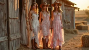 25 Dress and Cowboy Boots Outfits for a Western Chic Look