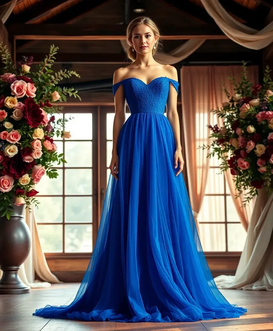 25 Dress to Impress Outfits for Unforgettable First Impressions - 7. Bold Colored Wedding Dress