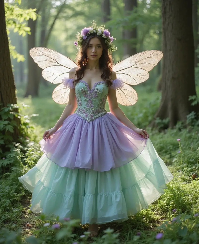 25 Gacha Club Outfit Ideas for Your Avatars - 1. Whimsical Fairy Tale