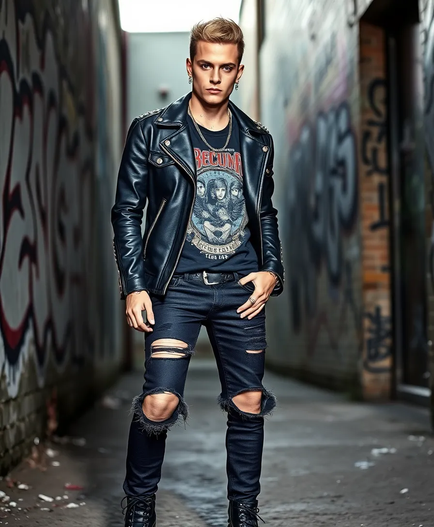 25 Gacha Club Outfit Ideas for Your Avatars - 10. Edgy Punk Style