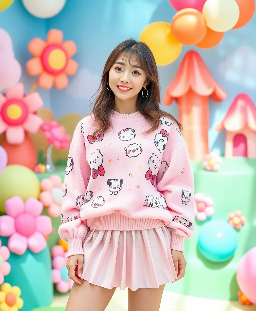25 Gacha Club Outfit Ideas for Your Avatars - 13. Cute Kawaii Style