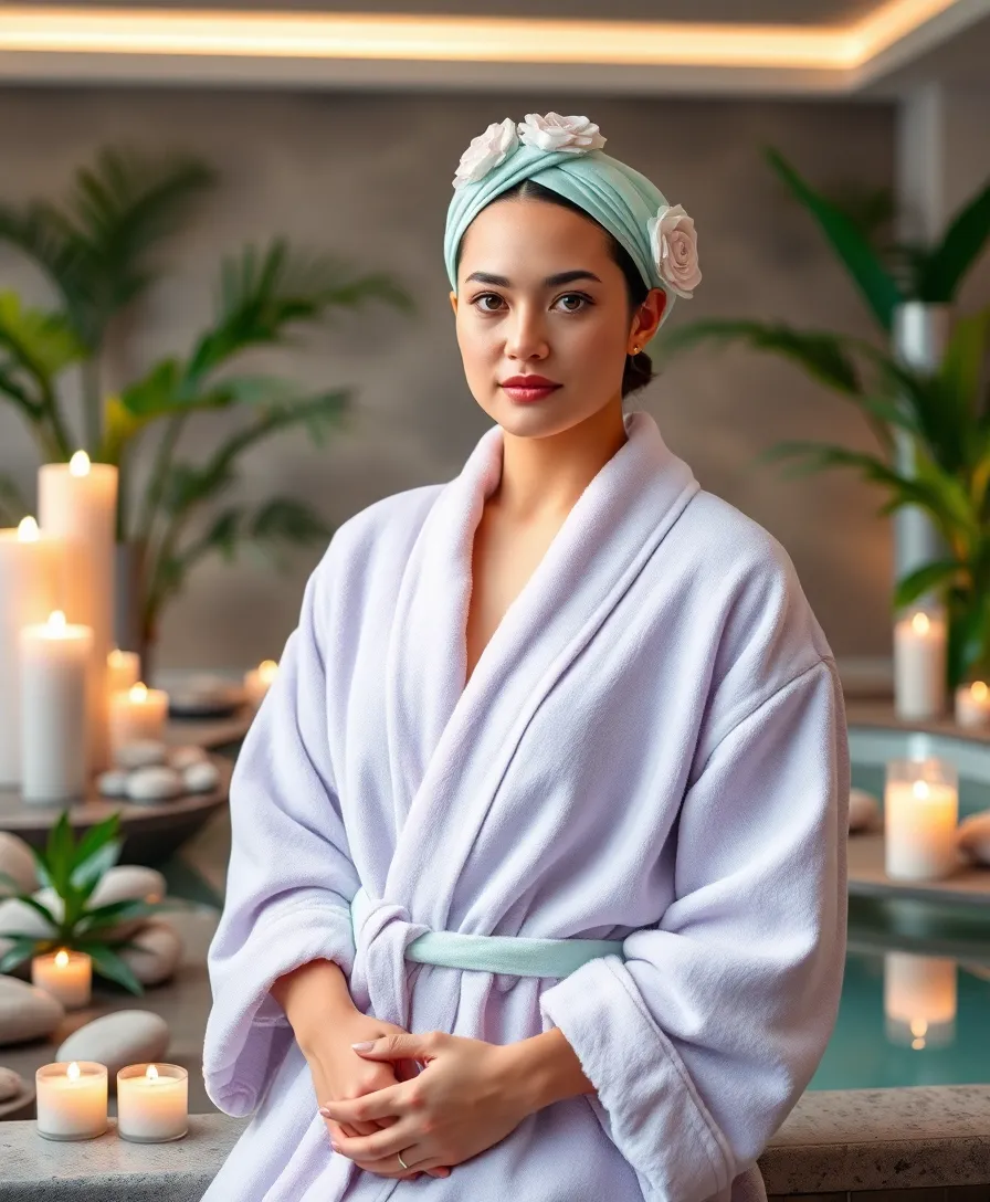 25 Gacha Club Outfit Ideas for Your Avatars - 17. Elegant Spa Day Attire