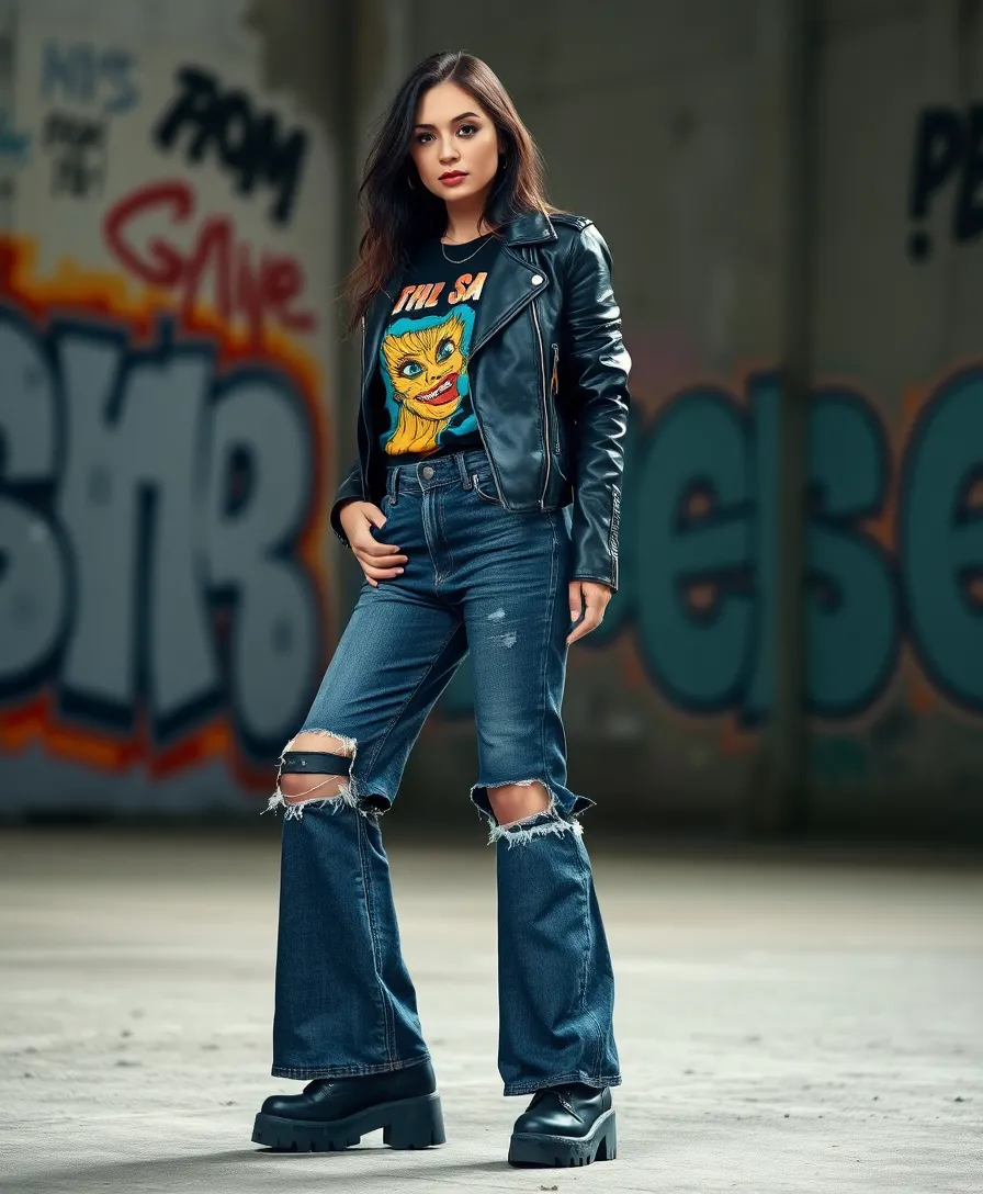25 Grunge Outfit Ideas for a Bold Statement - 15. Biker Boots