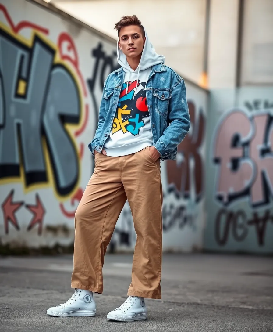 25 Grunge Outfit Ideas for a Bold Statement - 5. Classic High-Top Sneakers