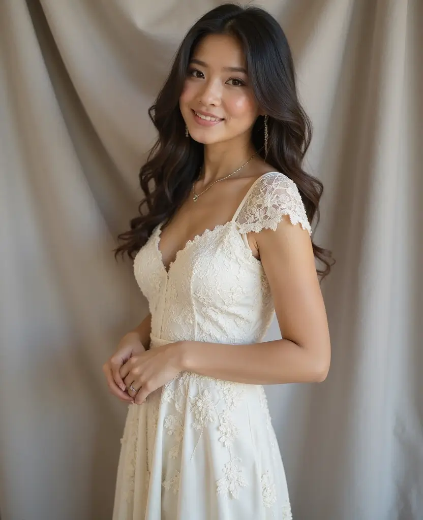 25 Lace Wedding Dresses for Timeless Romance - 15. Vintage Lace Cap Sleeves