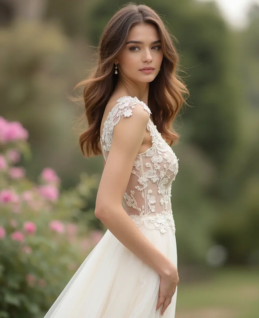 25 Lace Wedding Dresses for Timeless Romance - 20. Minimalist Lace Styles