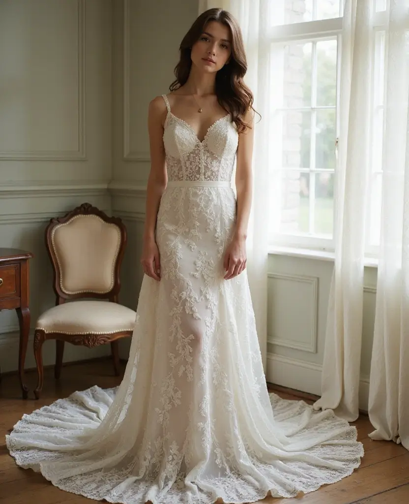 25 Lace Wedding Dresses for Timeless Romance - 23. Vintage-Inspired Lace