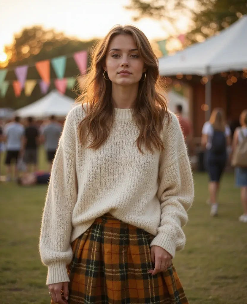 25 Laufey Concert Outfit Ideas for Music Lovers - 19. Sweater Weather