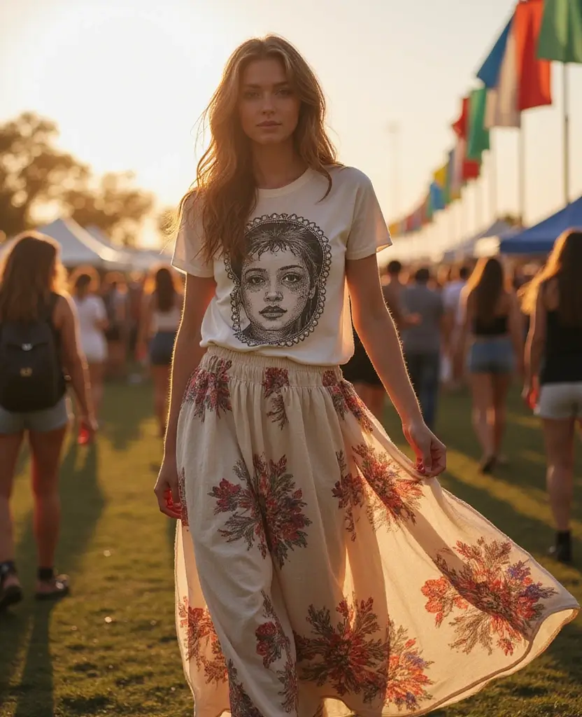 25 Laufey Concert Outfit Ideas for Music Lovers - 2. Boho Chic Vibes