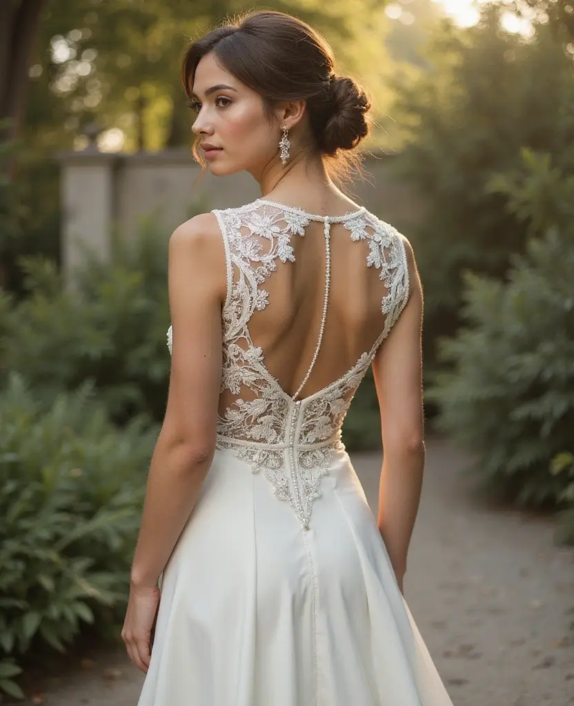 25 Mermaid Wedding Dresses for Glamorous Brides - 11. Intricate Back Details