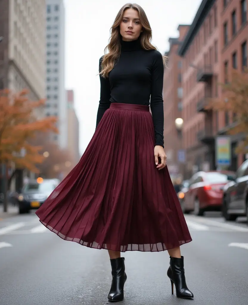 25 New York Street Style Outfits to Copy Now - 7. Elegant Touch with Heeled Boots