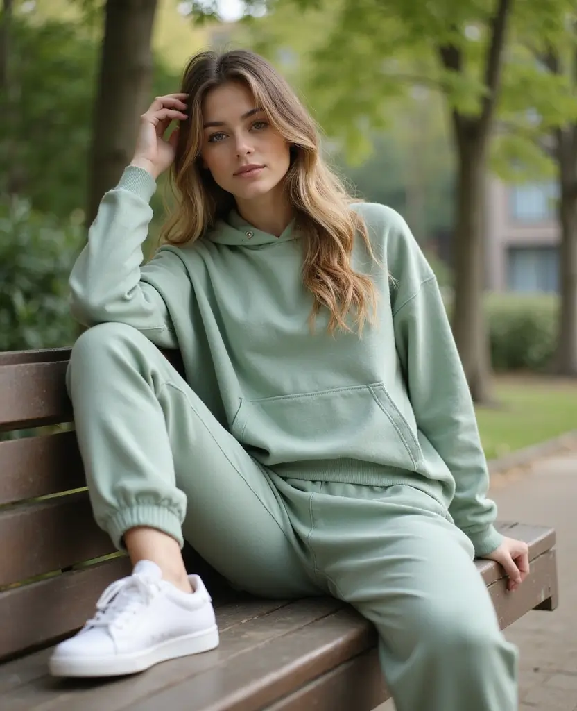 25 School Dress Code Outfit Ideas That Still Look Cute - 3. Bamboo Fabric Hoodie with Joggers