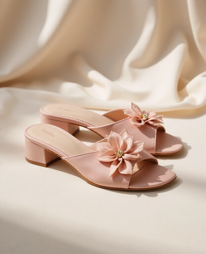 25 Shoes to Pair with Wide Leg Jeans for Maximum Style - 12. Classy Slide Sandals