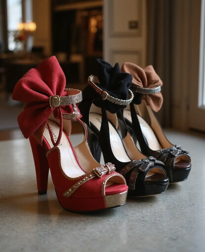 25 Shoes to Pair with Wide Leg Jeans for Maximum Style - 7. Glamorous Platform Heels