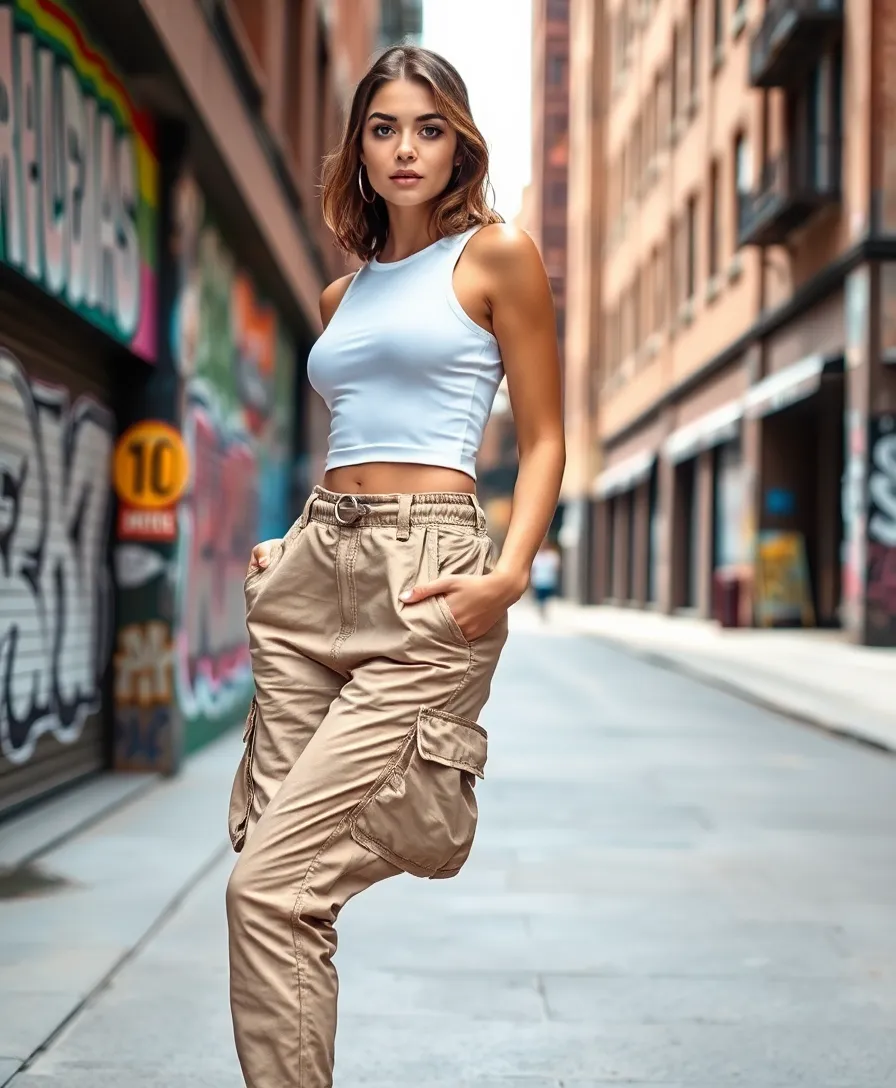 25 Summer Outfit Ideas from Shein You’ll Love Wearing - 19. Stylish Cargo Pants with Tank Tops
